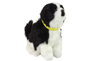 Interactive Plush Dog Soft fur Border Collie breed