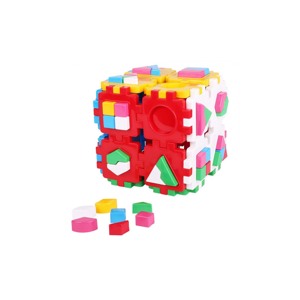"Intelligent Cube" edukacinis blokų rūšiuoklis 2650-Žaislai, Kūdikiams, Žaislai mažyliams (iki 4 m.