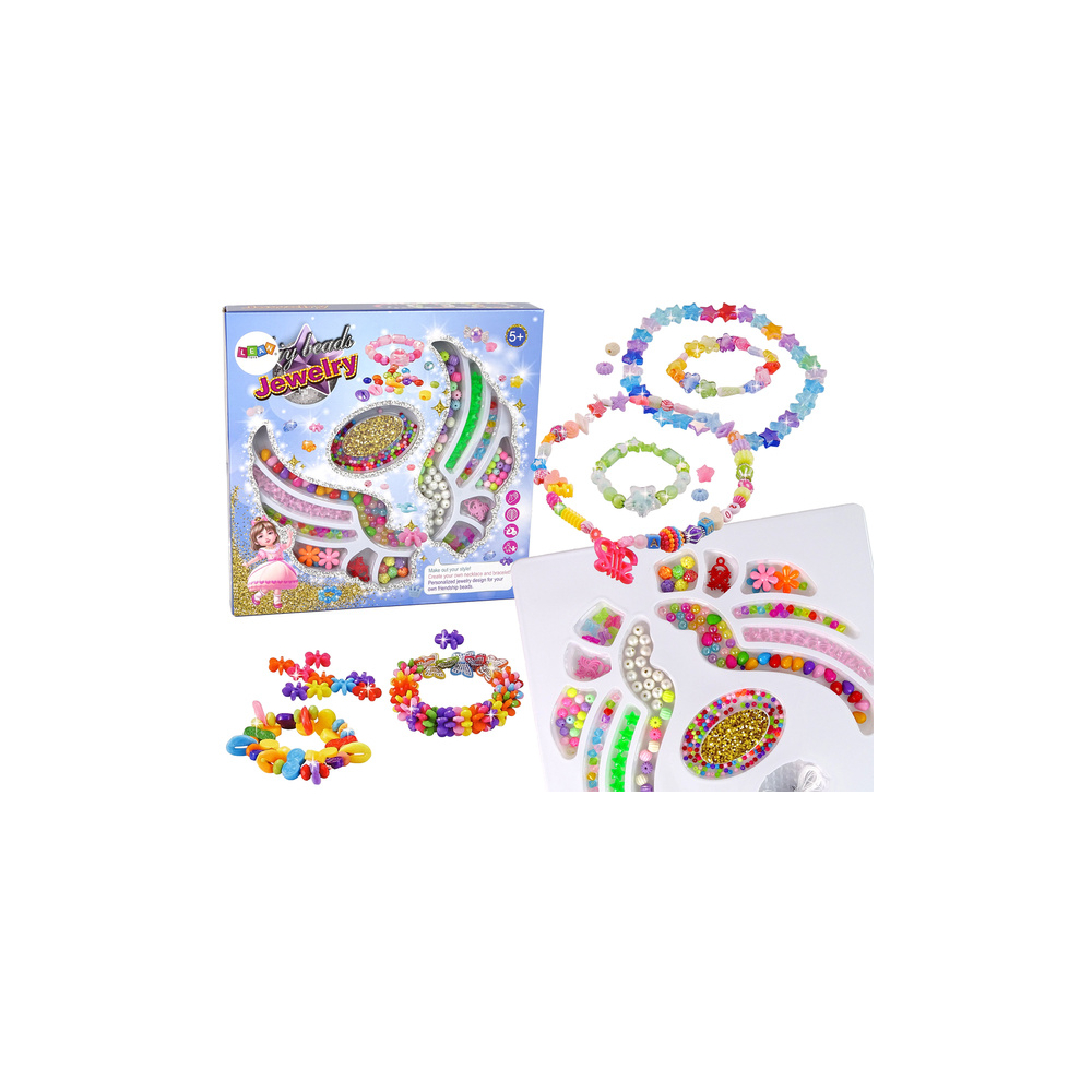 Papuošalų gamybos rinkinys - Karoliukai pakabukai-Žaislai, Kūrybiniai žaislai, Kūrybiniai rinkiniai-e-vaikas