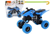 Keturratis Pushbike Quad XC Guminiai ratai, Mėlynas-Žaislai, Auto ir transporto žaislai, Motociklai-e-vaikas