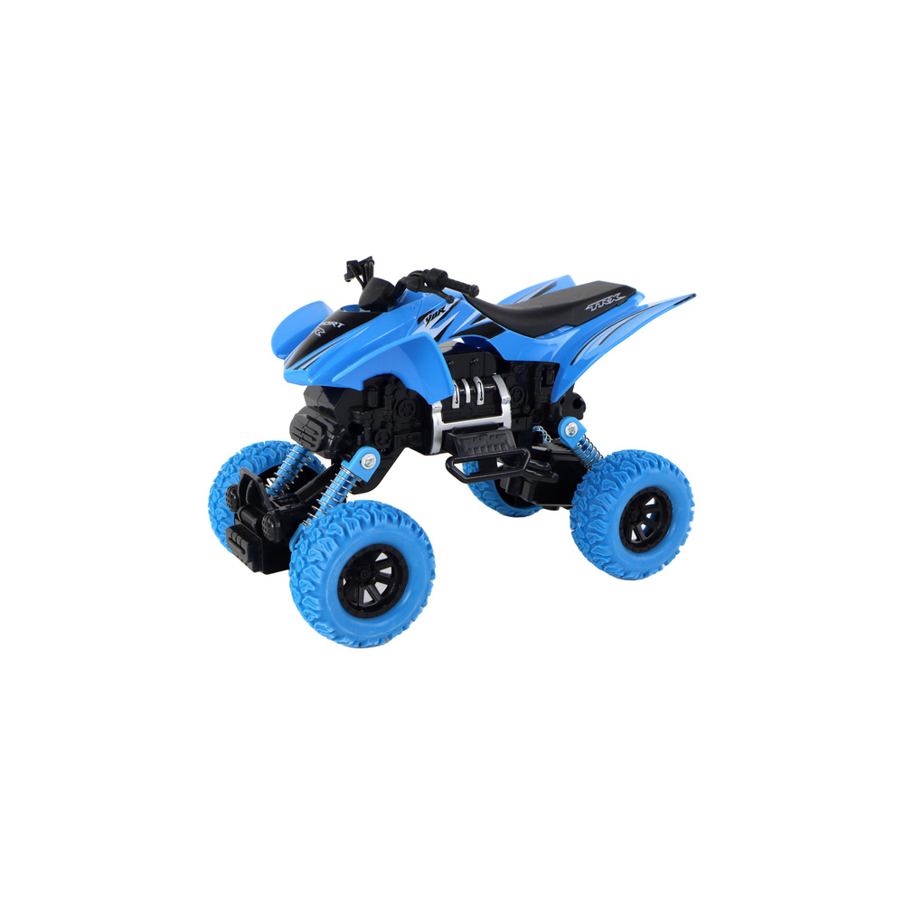Keturratis Pushbike Quad XC Guminiai ratai, Mėlynas-Žaislai, Auto ir transporto žaislai, Motociklai-e-vaikas