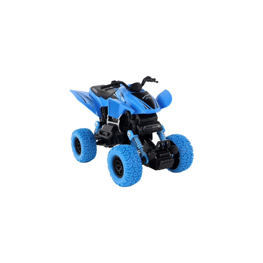 Keturratis Pushbike Quad XC Guminiai ratai, Mėlynas-Žaislai, Auto ir transporto žaislai, Motociklai-e-vaikas