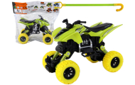 Keturratis Pushbike Quad XC Guminiai ratai, Žalias-Žaislai, Auto ir transporto žaislai, Motociklai-e-vaikas
