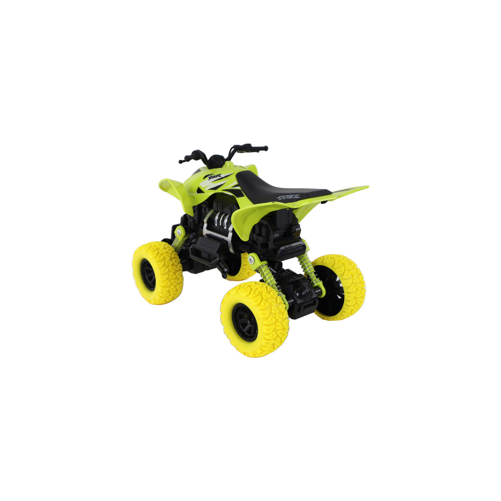 Keturratis Pushbike Quad XC Guminiai ratai, Žalias-Žaislai, Auto ir transporto žaislai, Motociklai-e-vaikas