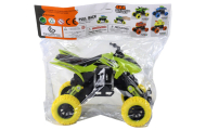 Keturratis Pushbike Quad XC Guminiai ratai, Žalias-Žaislai, Auto ir transporto žaislai, Motociklai-e-vaikas