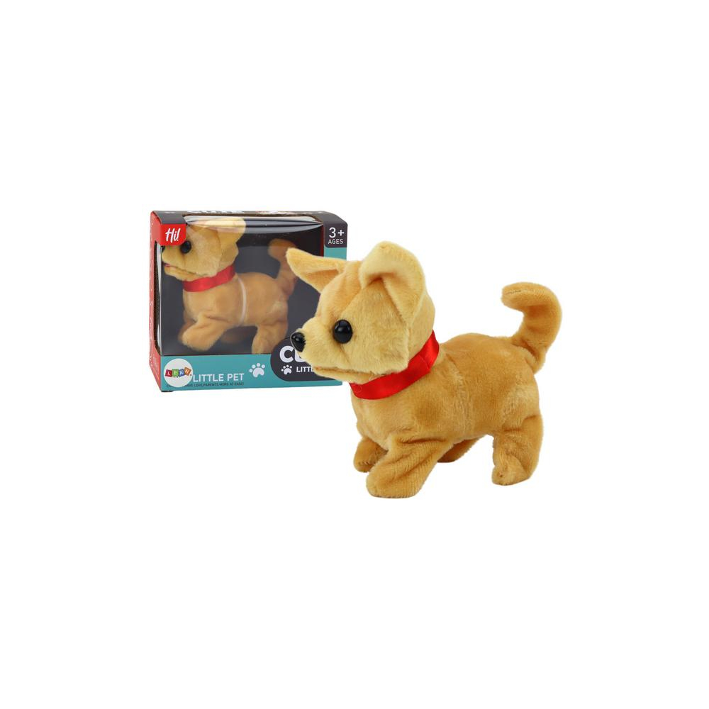 Pliušinis interaktyvus šuo Gyvūnas Beige-Žaislai, Interaktyvūs žaislai-e-vaikas