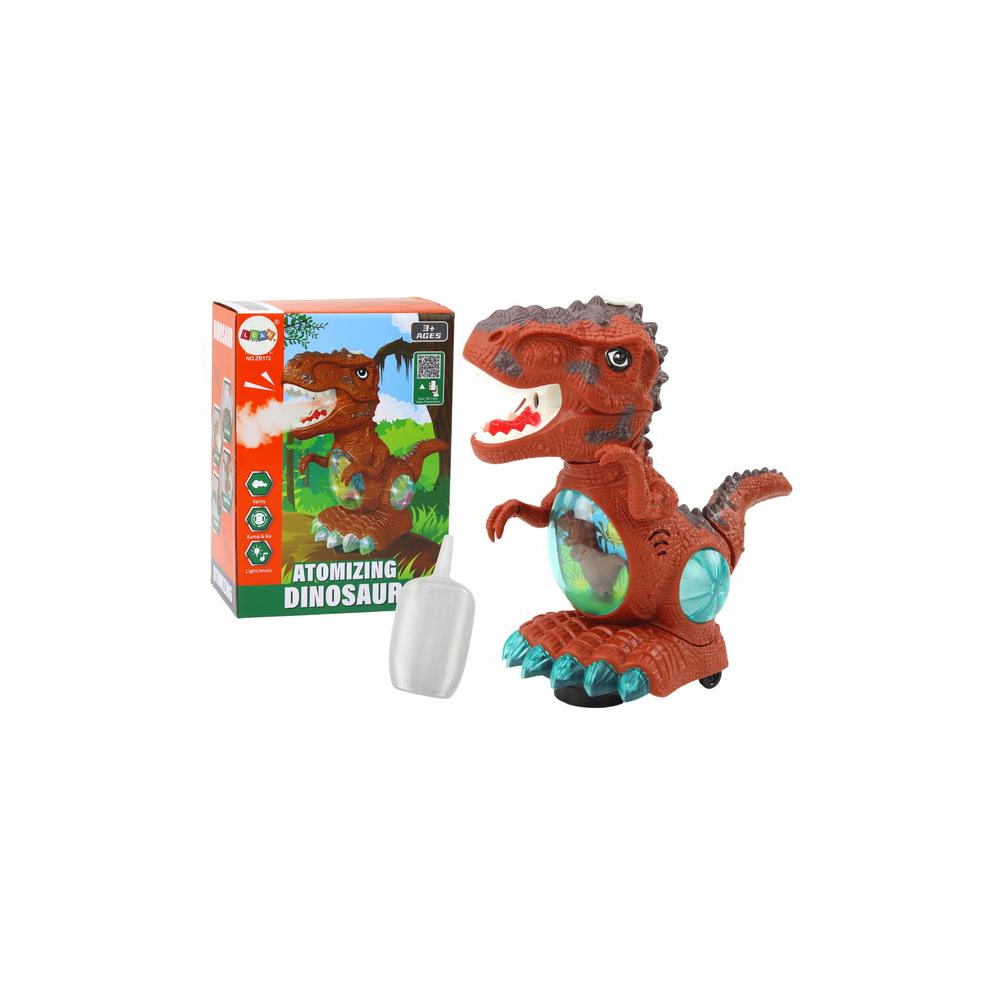 Dinozauras Šokantis kliūčių jutiklis Šviesos garsai Ruda-Žaislai, Interaktyvūs žaislai-e-vaikas