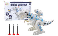 Robotas dinozauras su strėlių paleidimo įrenginiu, šviesos garsai, Baltas-Žaislai, Interaktyvūs žaislai, Robotai-e-vaikas