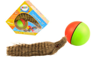 Ball with Fluffy Ferret Tail Interactive Bath Toy