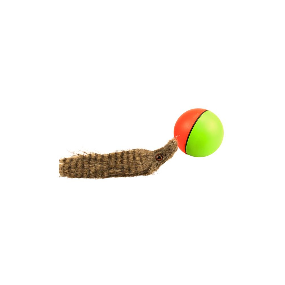 Ball with Fluffy Ferret Tail Interactive Bath Toy