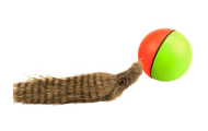 Ball with Fluffy Ferret Tail Interactive Bath Toy