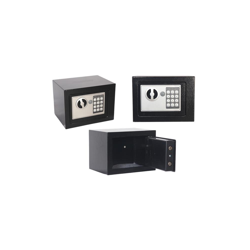 Elektroninis seifas Kodų spintelė Plieninė juoda-Dovanoms, Taupyklės-e-vaikas