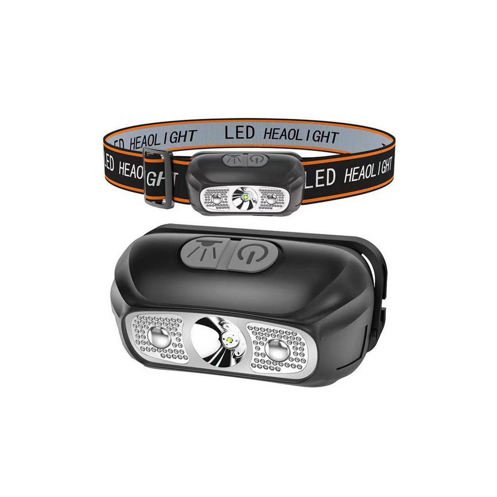 LED priekinis žibintas Du USB įkrovimo režimai Iki 5 valandų veikimo-Namai, laisvalaikis, turizmas, Turizmas, namų apyvokos reik