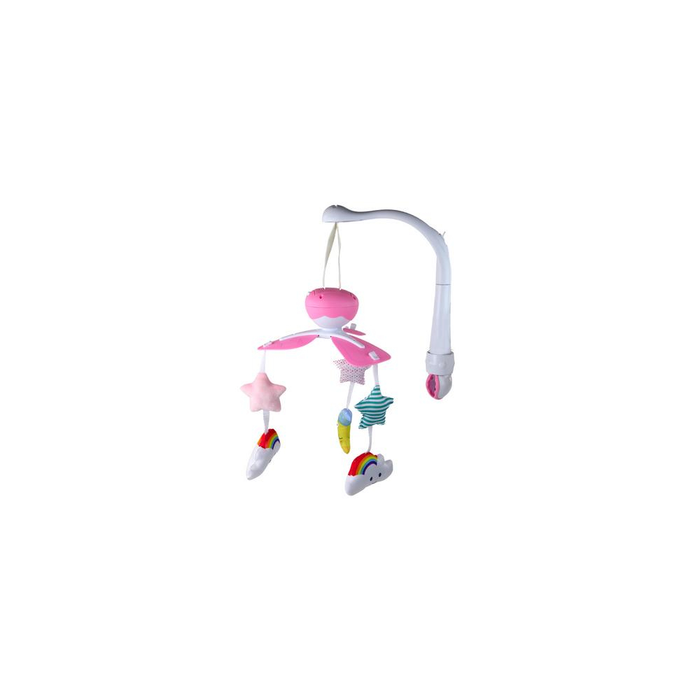 Crib Carousel Universal Clip Plush Pendants Pink