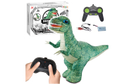 Didelis pripučiamas RC nuotoliniu būdu valdomas žalias dinozauras 130 x 190 cm-Žaislai, Interaktyvūs žaislai-e-vaikas