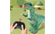 Didelis pripučiamas RC nuotoliniu būdu valdomas žalias dinozauras 130 x 190 cm-Žaislai, Interaktyvūs žaislai-e-vaikas