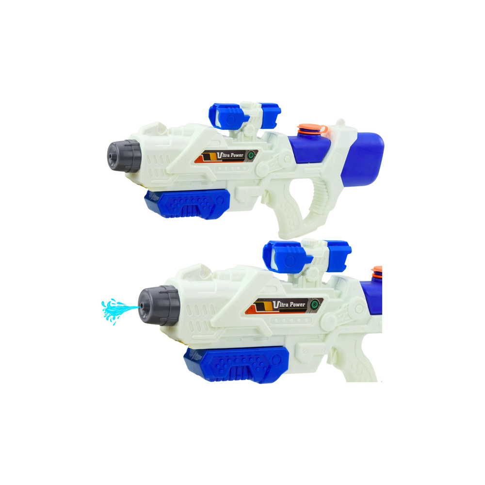 Vandens šautuvas ULTRA POWER 49 cm, baltas/mėlynas 600 ml-Žaislai, Lauko žaislai, Vandens ir smėlio žaislai, Vandens šautuvai-e-