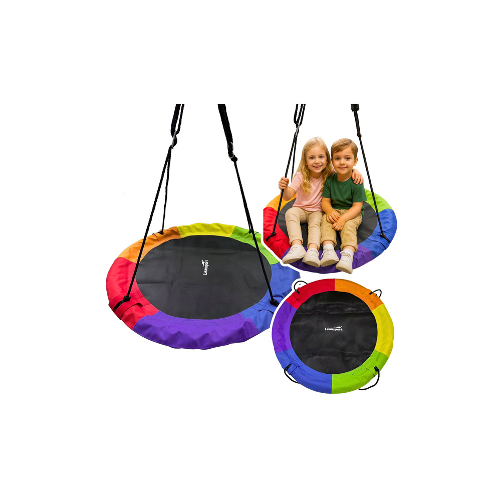 Vaikų sodo sūpynės Gandro lizdas Spalvingos 100 cm-Žaislai, Lauko žaislai, Sūpynės-e-vaikas