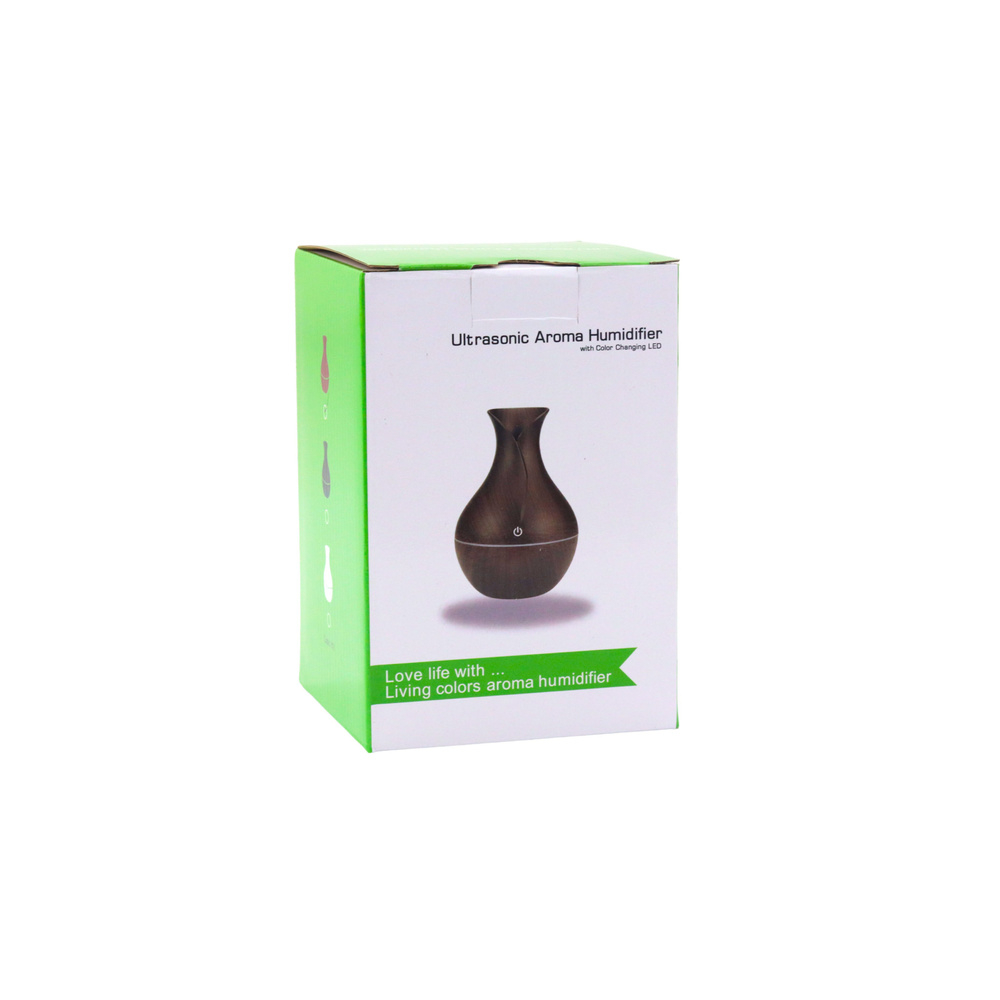 Nawilżacz Powietrza Dyfuzor Aromaterapia Imitacja Drewna 130ml