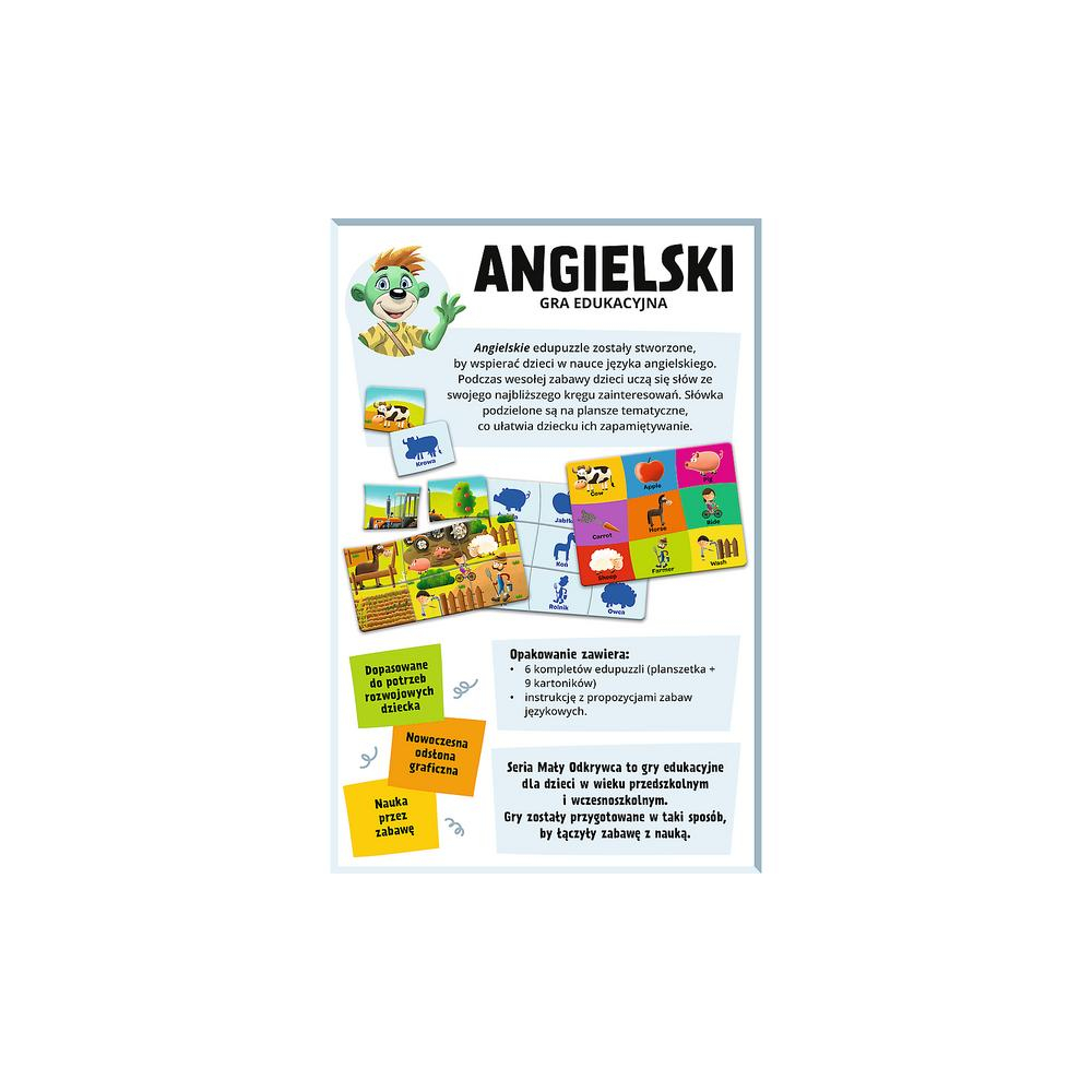 Žaidimas - anglų kalba / Little Explorer Trefl 02812-Žaislai, Stalo žaidimai, Įvairūs stalo žaidimai-e-vaikas