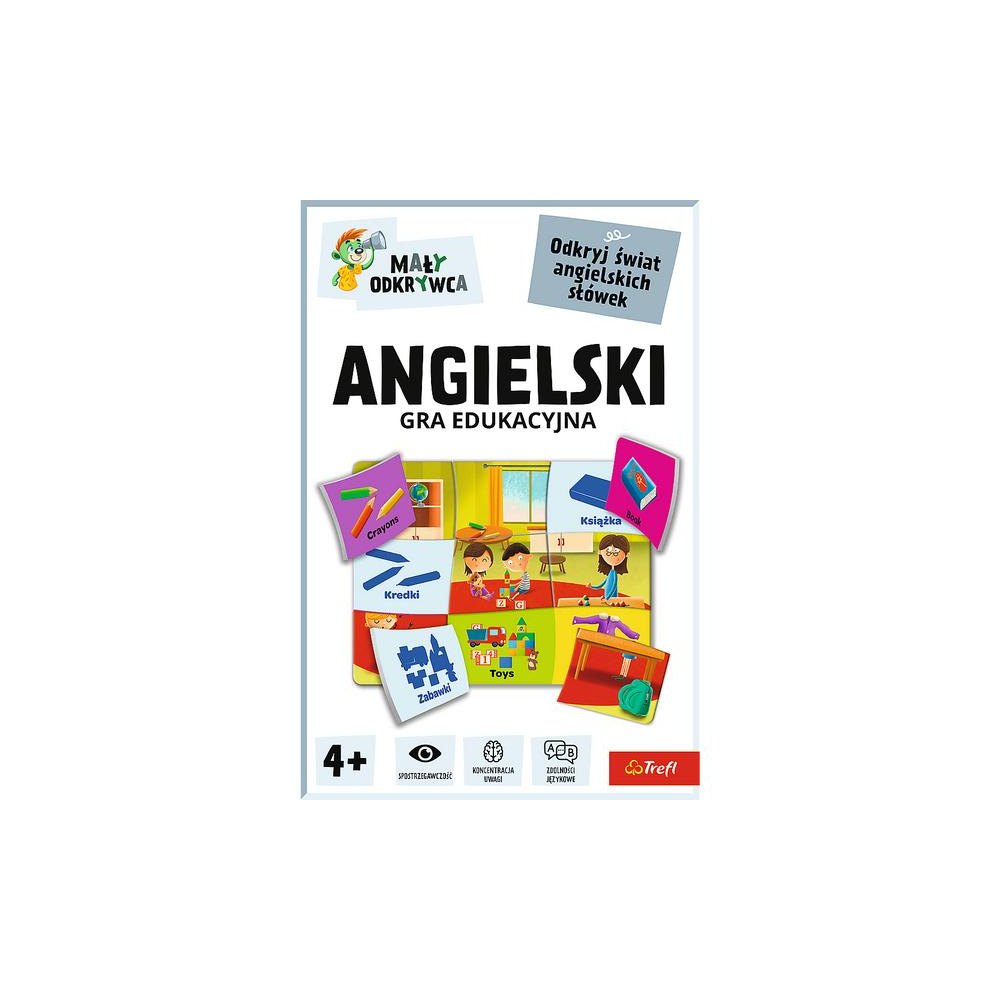 Žaidimas - anglų kalba / Little Explorer Trefl 02812-Žaislai, Stalo žaidimai, Įvairūs stalo žaidimai-e-vaikas