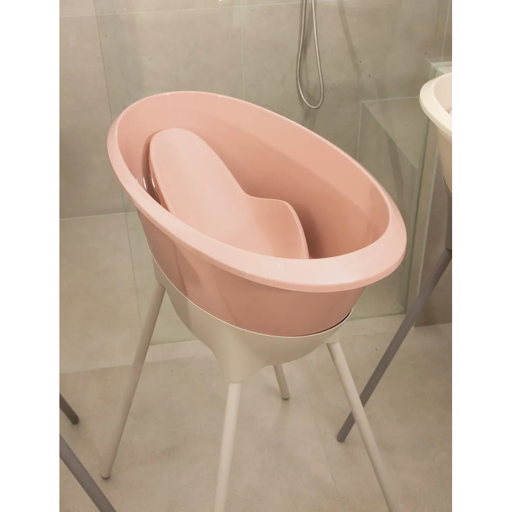 Vonios komplektas LUMA 8 dalių, Blush Pink-Priežiūrai, Vonelės, vonios gultukai-e-vaikas