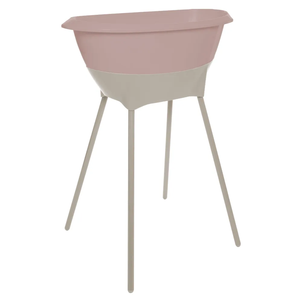 Vonios komplektas LUMA 8 dalių, Blush Pink-Priežiūrai, Vonelės, vonios gultukai-e-vaikas