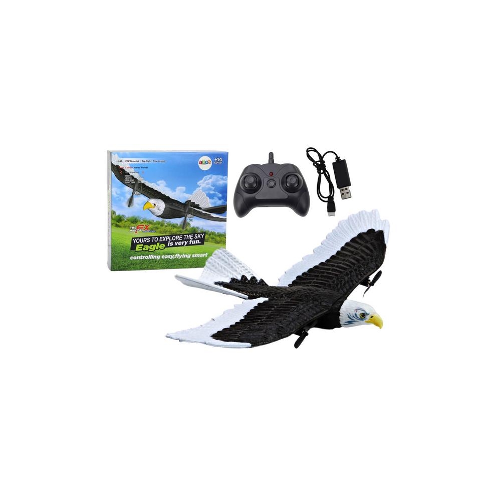 Lėktuvas Erelis paukštis nuotolinio valdymo RC 2.4G 41cm x 28cm x 5cm-Žaislai, Auto ir transporto žaislai, Lėktuvai-e-vaikas