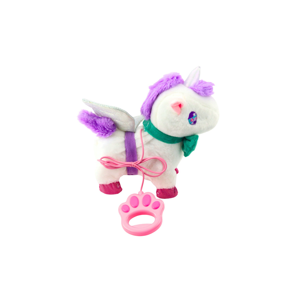 Interaktyvusis vienaragis ant pavadėlio Vaikščiojimas Garsai Galopas Nuimami sparnai-Žaislai, Interaktyvūs žaislai-e-vaikas