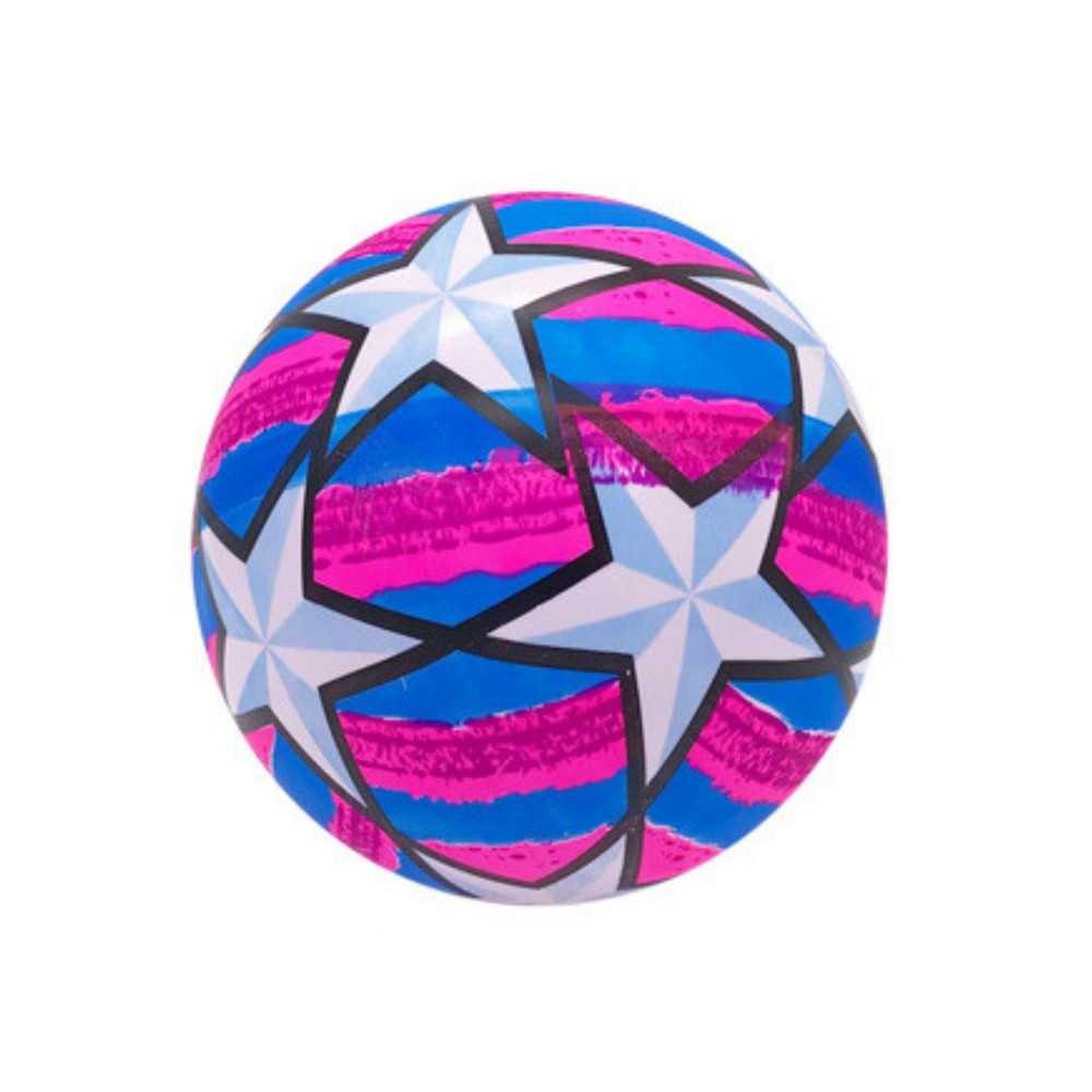 Guminis kamuoliukas "Bright Stars Blue" 24 cm-Žaislai, Lauko žaislai, Lauko žaidimai ir sporto prekės, Kamuoliai-e-vaikas