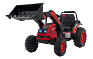 Elektrinis traktorius - ekskavatorius, Red-Elektromobiliai vaikams, Traktoriai-e-vaikas