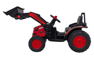 Elektrinis traktorius - ekskavatorius, Red-Elektromobiliai vaikams, Traktoriai-e-vaikas