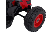 Koparka Traktor na akumulator dla dzieci Czerwony + Ruchome Ramię Łyżka + Pilot + Wolny Start + Radio FM + LED