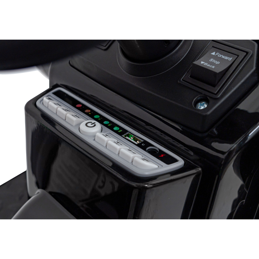 Elektrinis traktorius - ekskavatorius, Red-Elektromobiliai vaikams, Traktoriai-e-vaikas