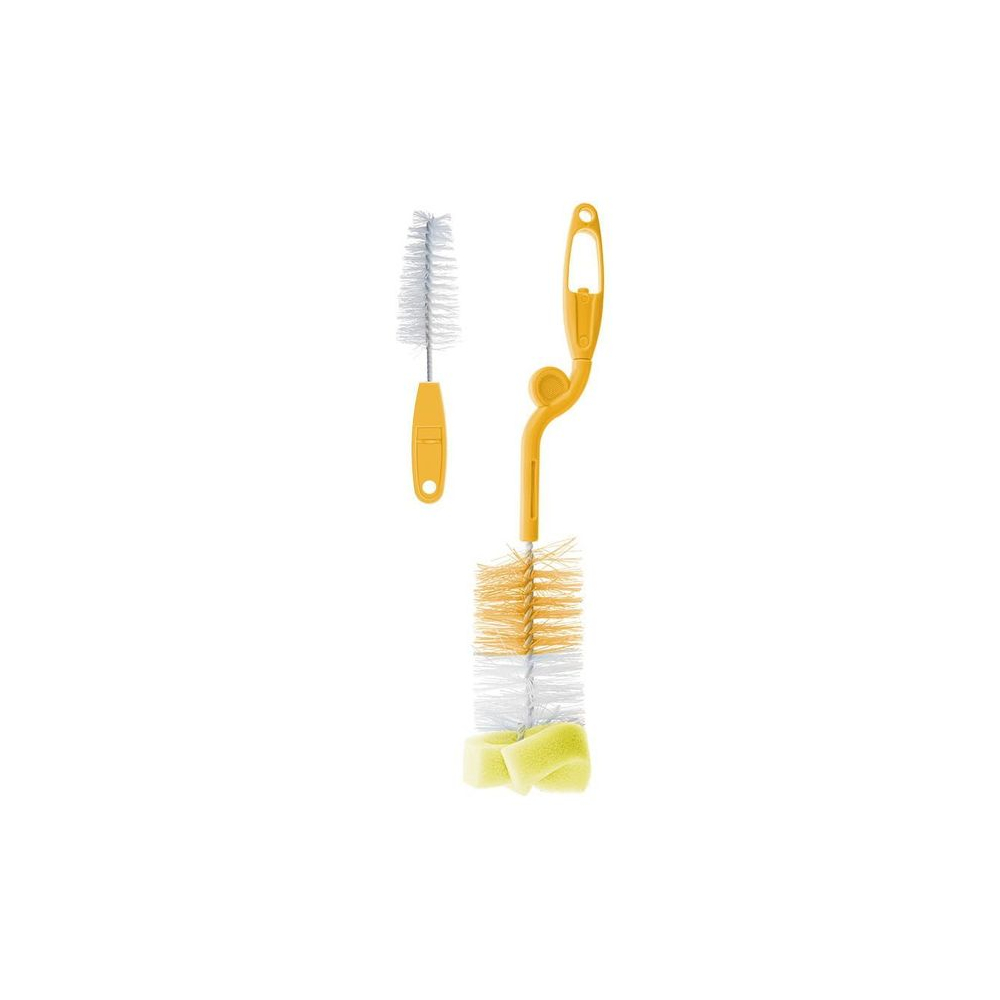 6021 ŠEPETYS BUTELIUKAMS IR ČIULPTUKAMS PLAUTI 3 SPALVOS BOC0602-Maitinimui, Džiovyklės, šepetėliai buteliukams-e-vaikas