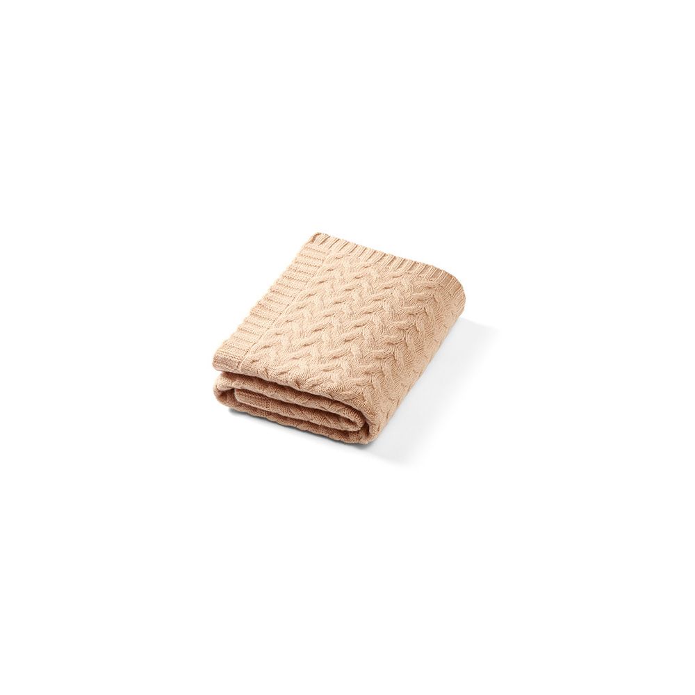 1648/02 MERINO VILNOS ANTKLODĖ TAMSIAI SMĖLIO SPALVOS-Miegui, Pledukai-e-vaikas