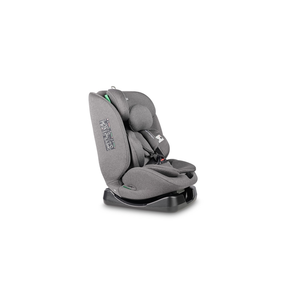 Automobilinė kėdutė MUNDI I-SIZE 40-150 cm, Grey-Automobilinės kėdutės, 9-36 kg-e-vaikas