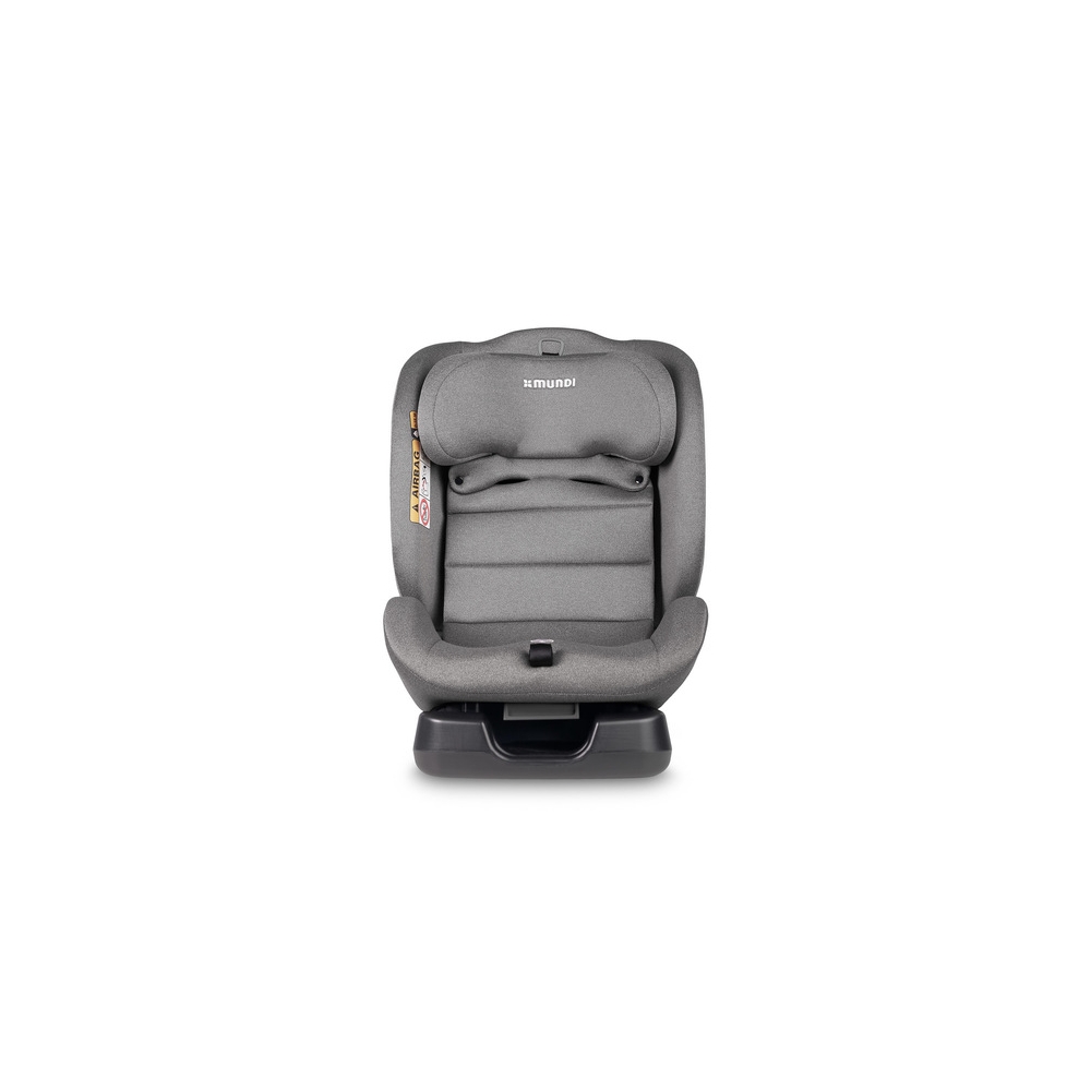 Automobilinė kėdutė MUNDI I-SIZE 40-150 cm, Grey-Automobilinės kėdutės, 9-36 kg-e-vaikas