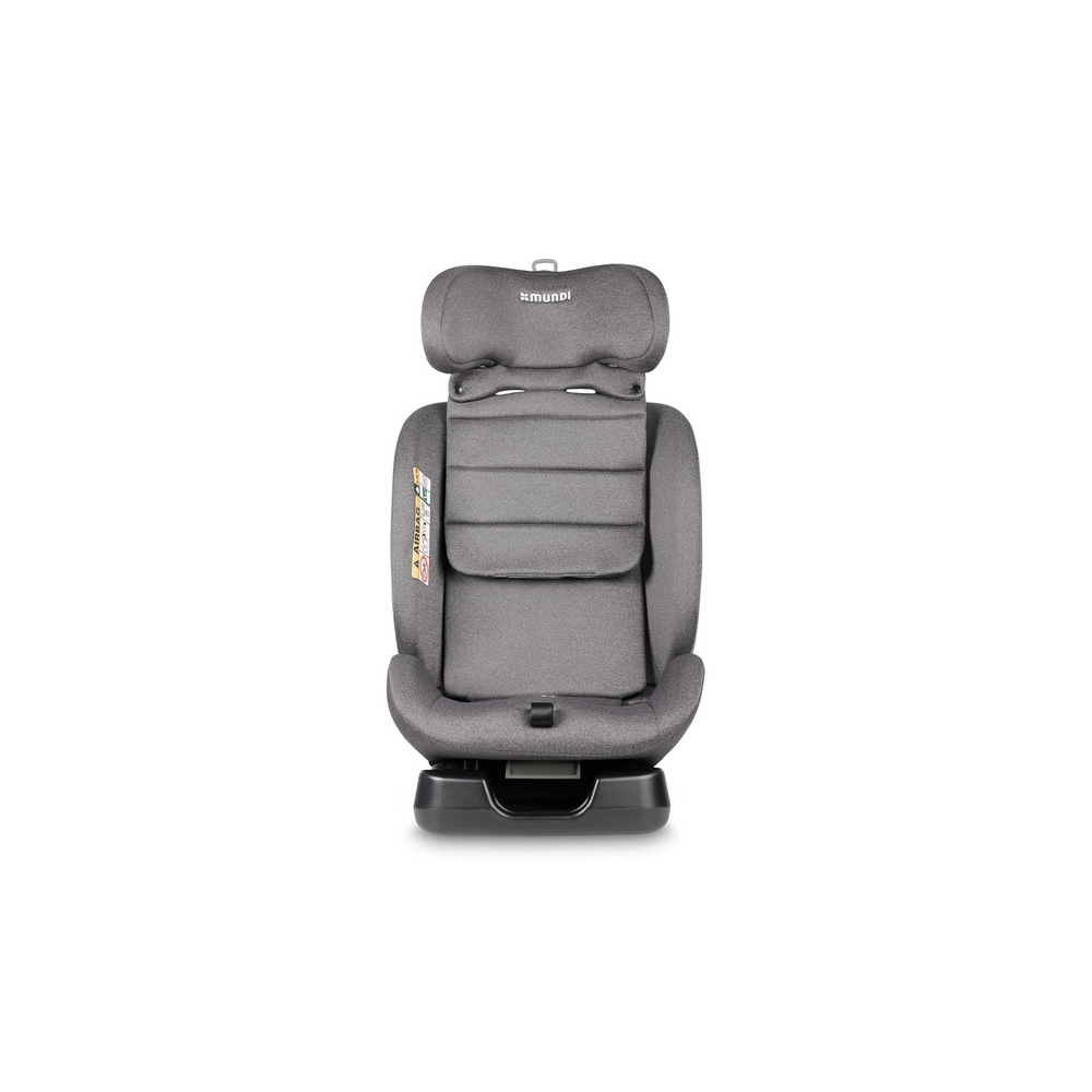 Automobilinė kėdutė MUNDI I-SIZE 40-150 cm, Grey-Automobilinės kėdutės, 9-36 kg-e-vaikas