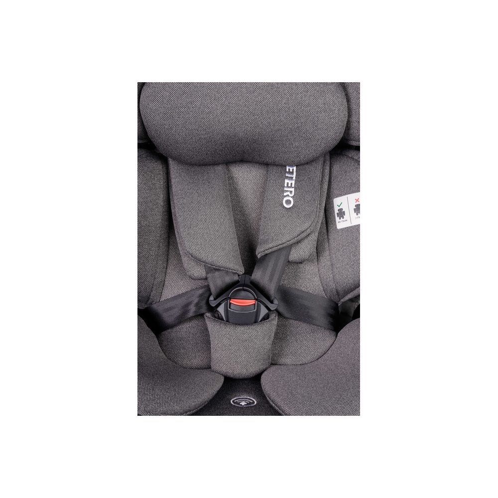 Automobilinė kėdutė MUNDI I-SIZE 40-150 cm, Grey-Automobilinės kėdutės, 9-36 kg-e-vaikas