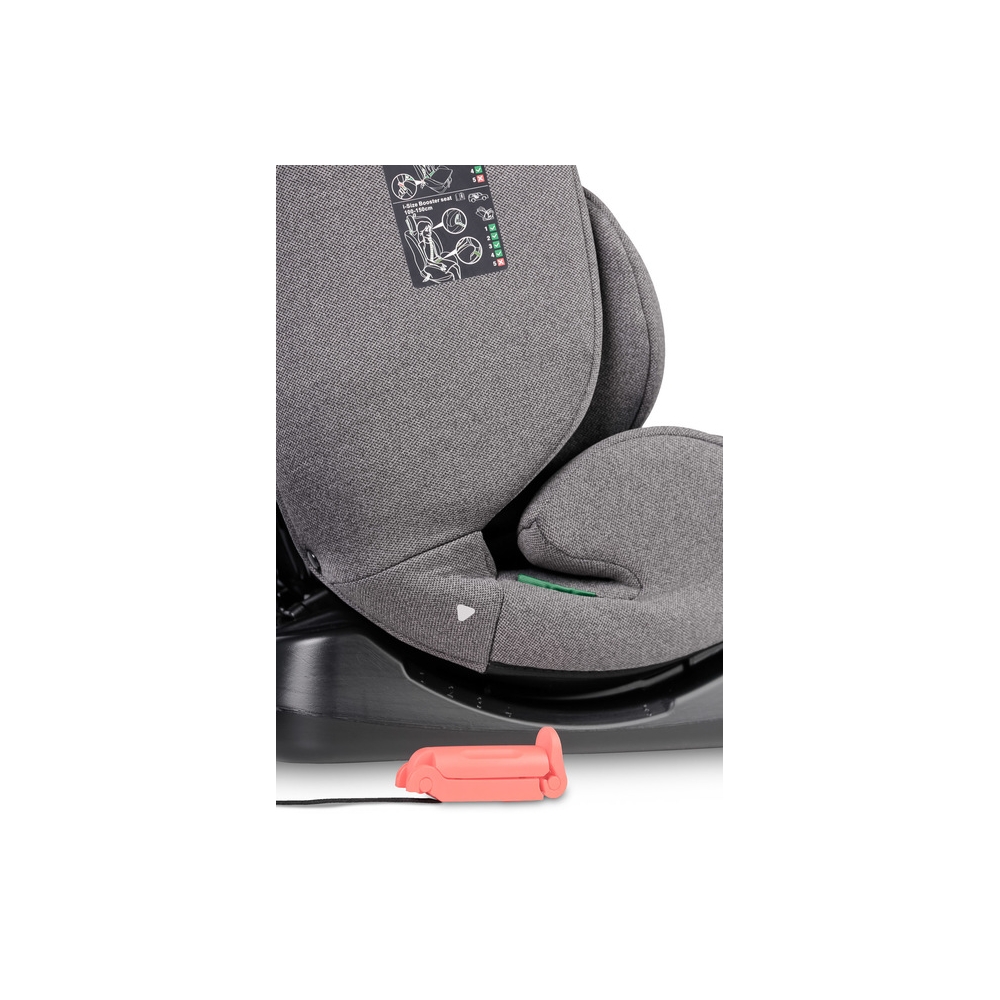Automobilinė kėdutė MUNDI I-SIZE 40-150 cm, Grey-Automobilinės kėdutės, 9-36 kg-e-vaikas