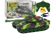 Didelis nuotoliniu būdu valdomas karinis tankas RC 360 laipsnių-Žaislai, Auto ir transporto žaislai, Tankai-e-vaikas