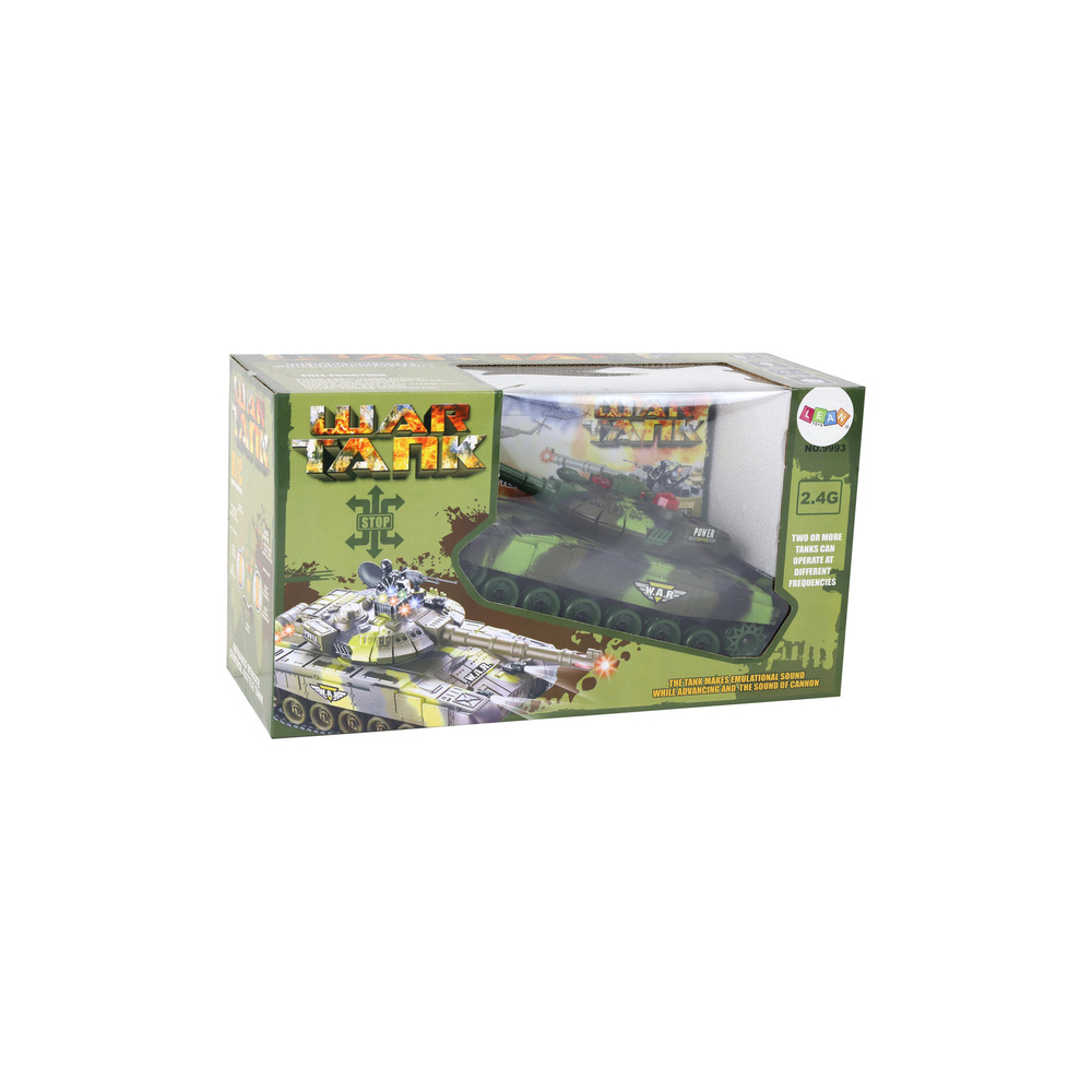 Didelis nuotoliniu būdu valdomas karinis tankas RC 360 laipsnių-Žaislai, Auto ir transporto žaislai, Tankai-e-vaikas