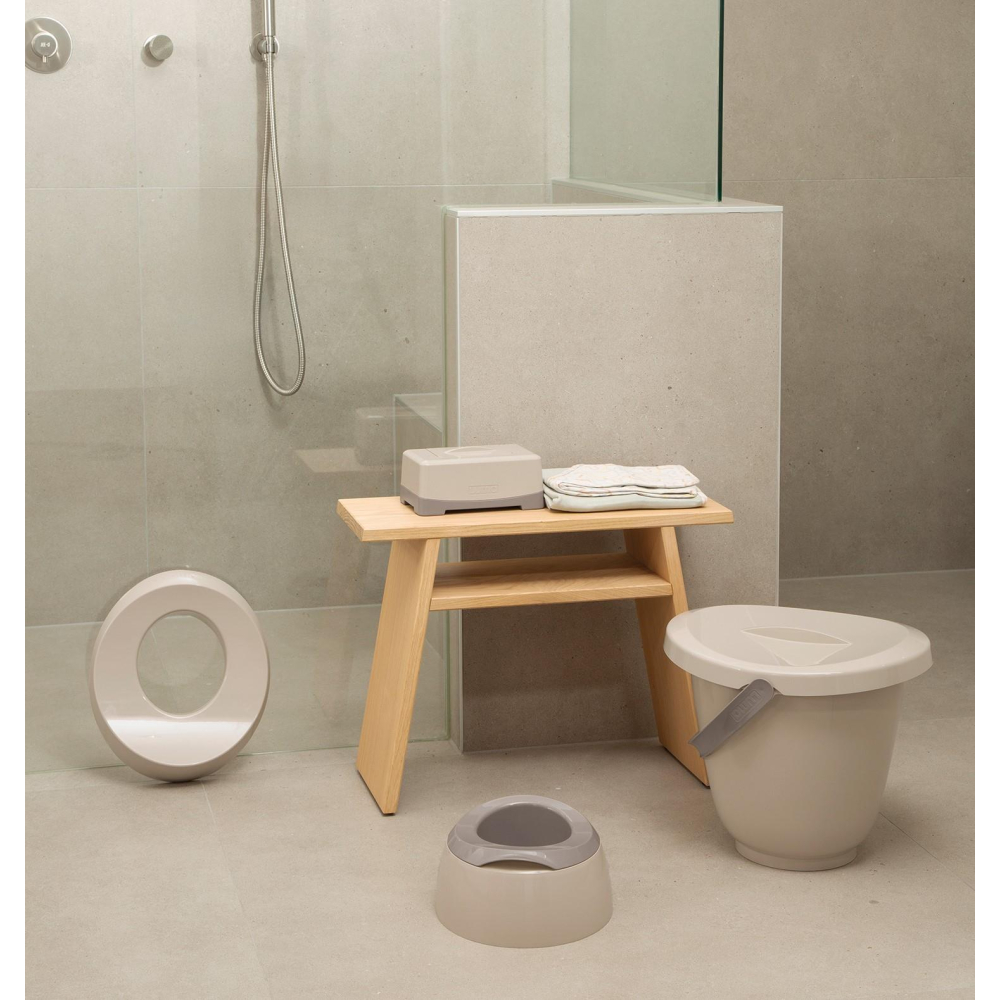 Neslystantis tualeto dangtis LUMA, baltas-Priežiūrai, Naktipuodžiai, laipteliai-e-vaikas