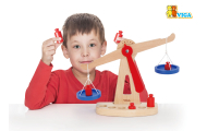 Medinės parduotuvės svarstyklės VIGA FSC sertifikuotos-Žaislai, Profesijos, buities žaislai, Profesiniai žaislai-e-vaikas