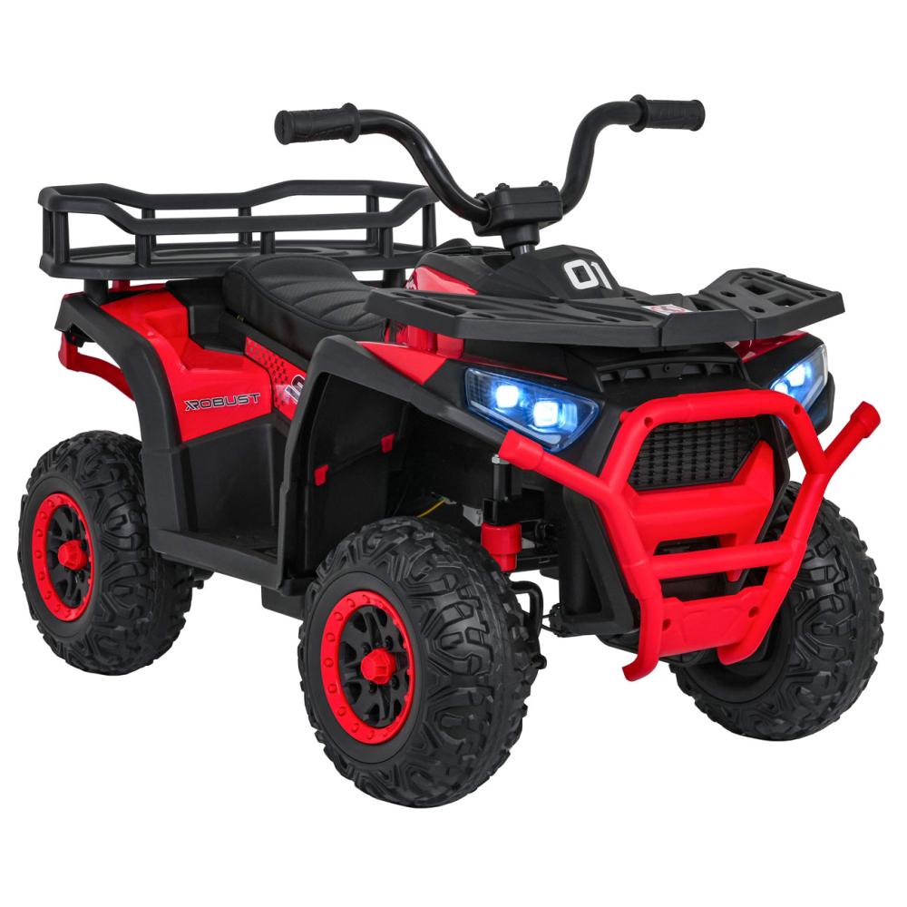 Elektrinis keturratis ATV Robust 01, Red-Elektromobiliai vaikams, Keturračiai ir bagiai-e-vaikas
