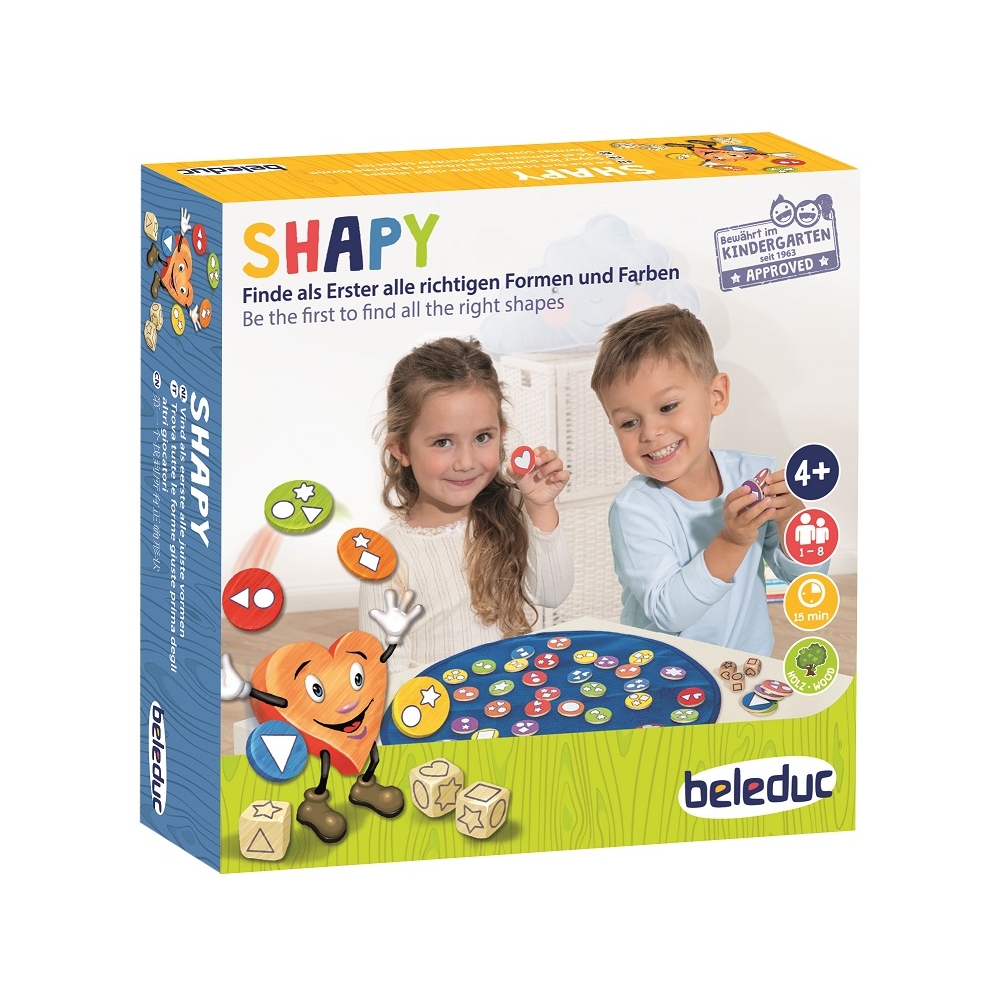 Beleduc lavinamoji priemonė - žaidimas Formos (22471)-Žaislai, Stalo žaidimai, Įvairūs stalo žaidimai-e-vaikas