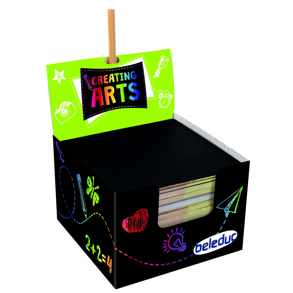 Beleduc nutrinamų lapelių rinkinys Creating arts, 200 vnt. (53050)-Žaislai, Kūrybiniai žaislai, Kūrybiniai rinkiniai-e-vaikas