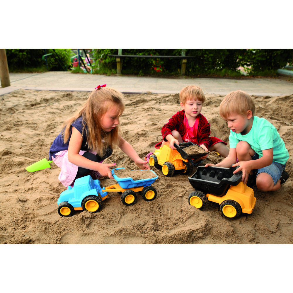 Beleduc smėlio žaislai - Traktorius - Pakrovėjas (66080)-Žaislai, Lauko žaislai, Vandens ir smėlio žaislai, Smėlio ir vandens ža
