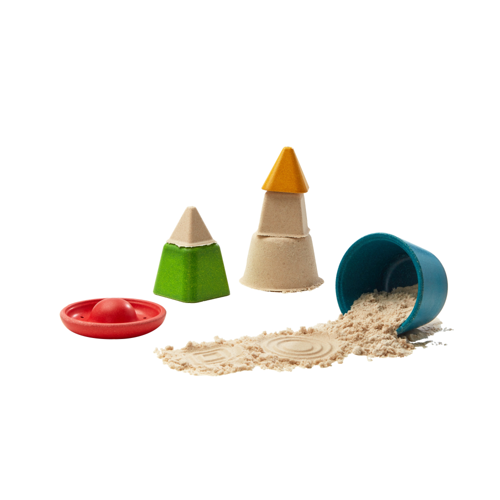 PlanToys smėlio kūrybinis žaislų rinkinys (PT5804)-Žaislai, Lauko žaislai, Vandens ir smėlio žaislai, Smėlio ir vandens žaislai-